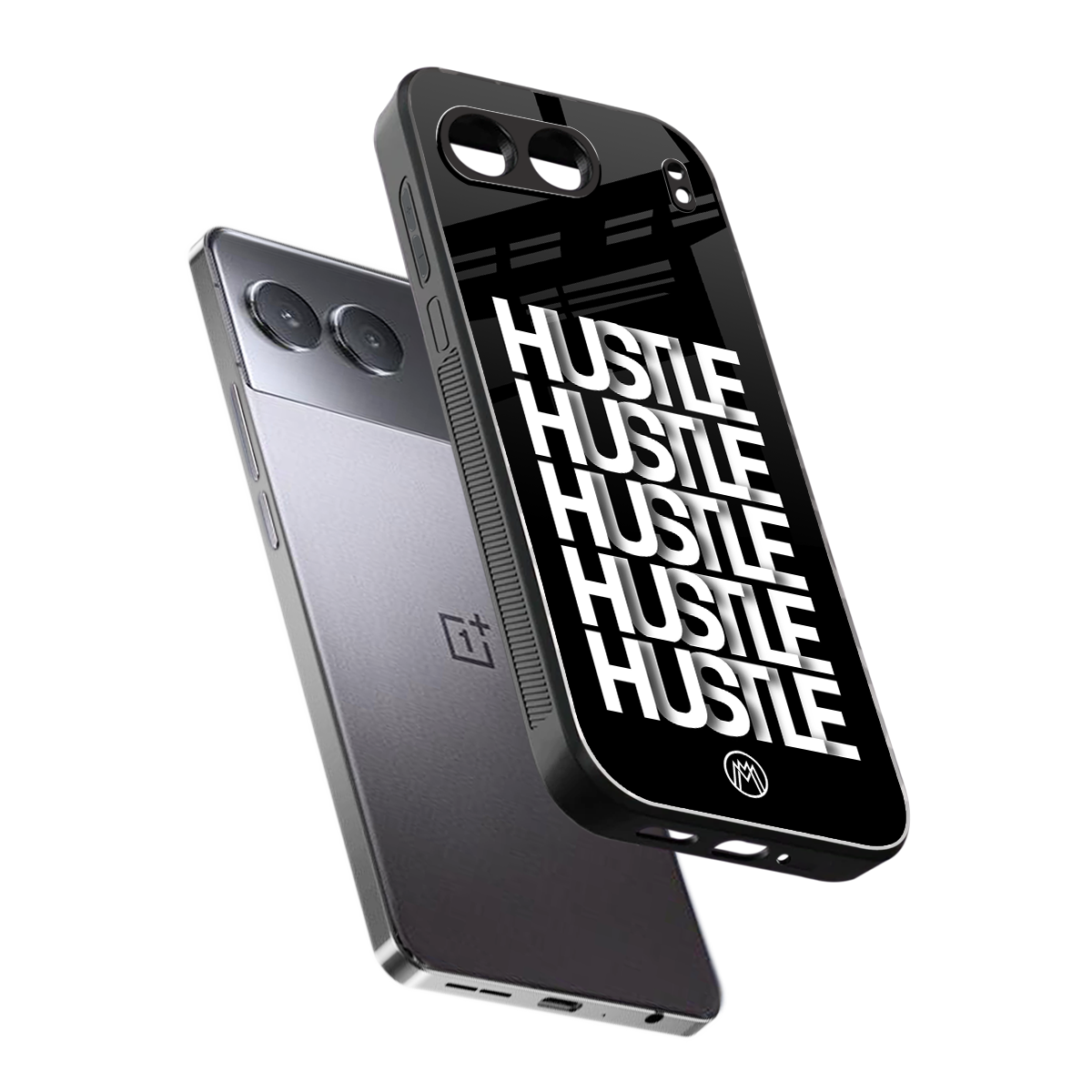 hustle back phone cover | glass case for oneplus nord 4