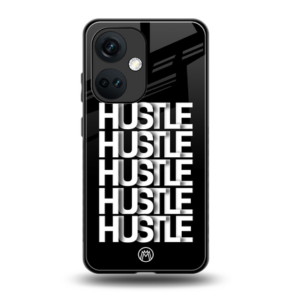 hustle back phone cover | glass case for oneplus nord ce 3