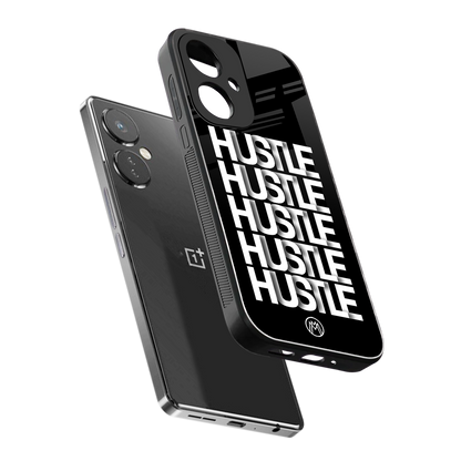 hustle back phone cover | glass case for oneplus nord ce 3