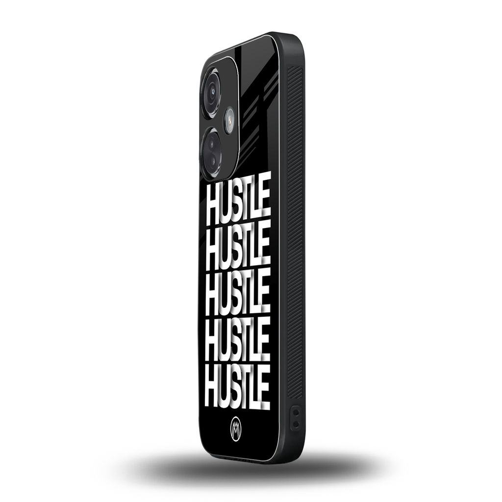 hustle back phone cover | glass case for oneplus nord ce 3