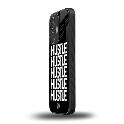 hustle back phone cover | glass case for oneplus nord ce 3