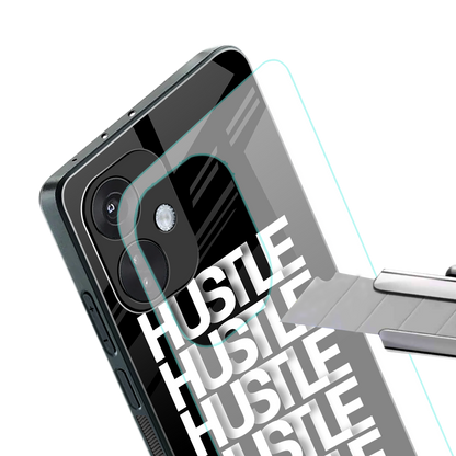 hustle back phone cover | glass case for oneplus nord ce 3