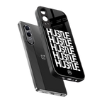 hustle back phone cover | glass case for oneplus nord ce 4 lite