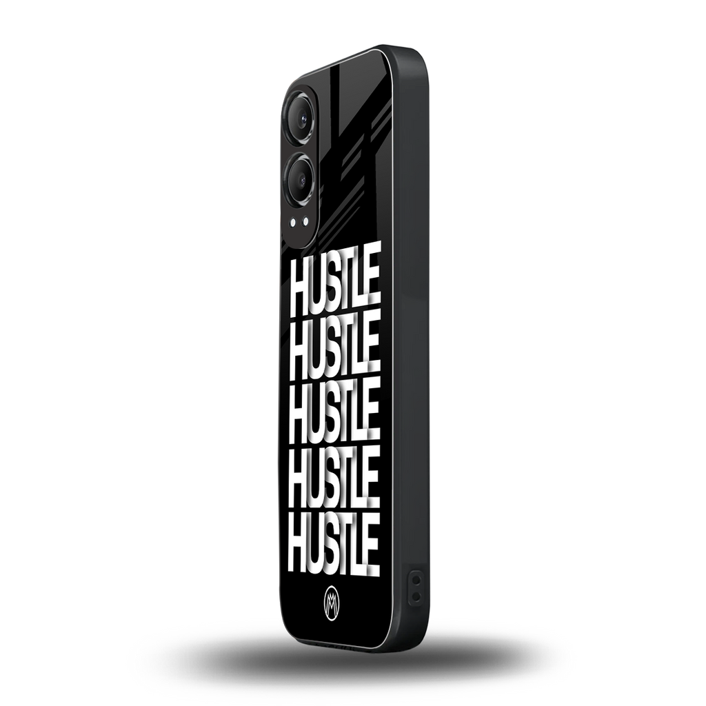 hustle back phone cover | glass case for oneplus nord ce 4 lite