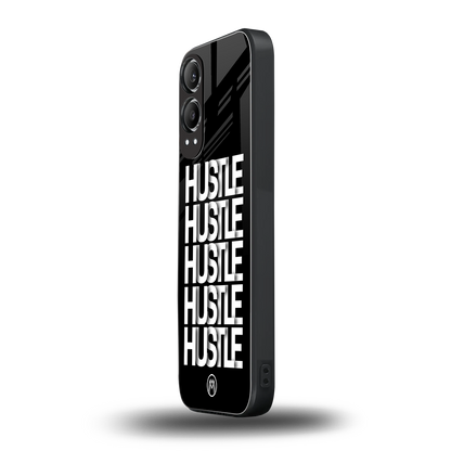 hustle back phone cover | glass case for oneplus nord ce 4 lite