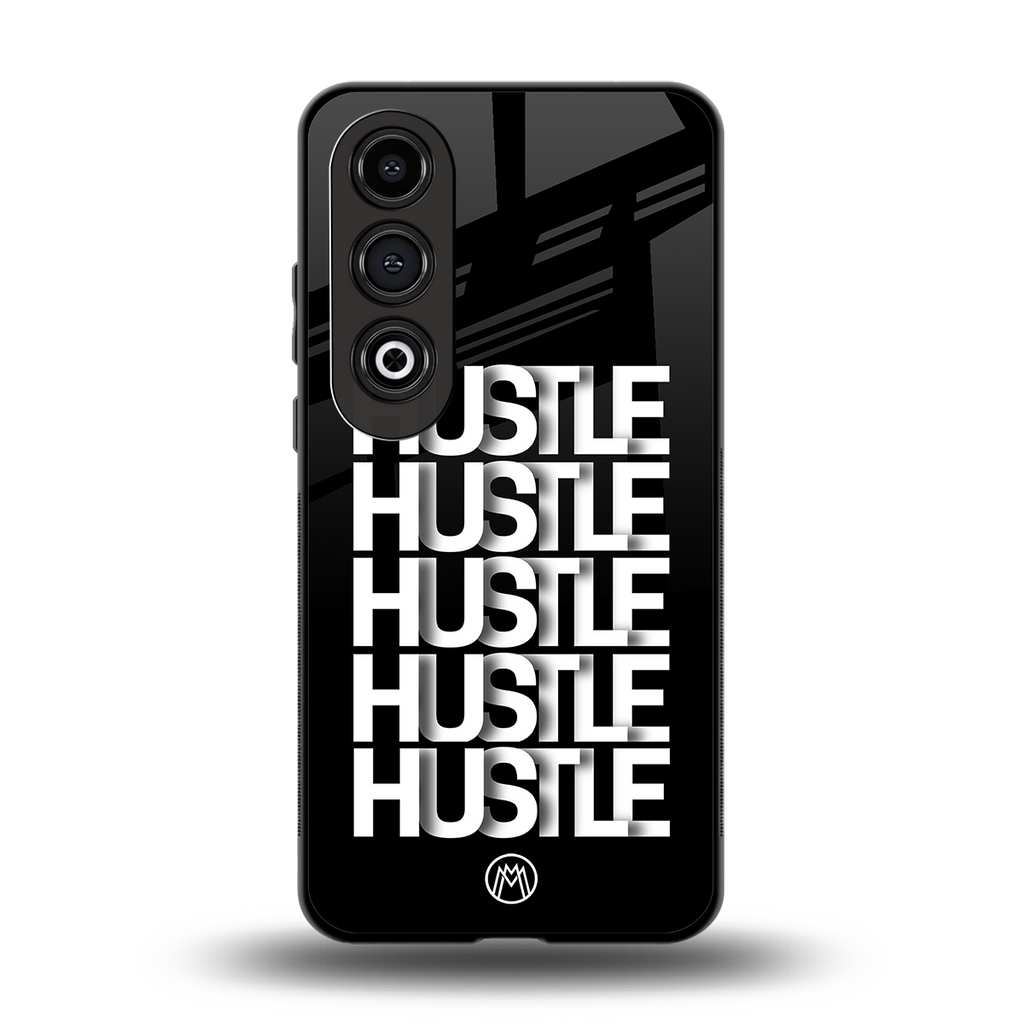 hustle back phone cover | glass case for oneplus nord ce 4