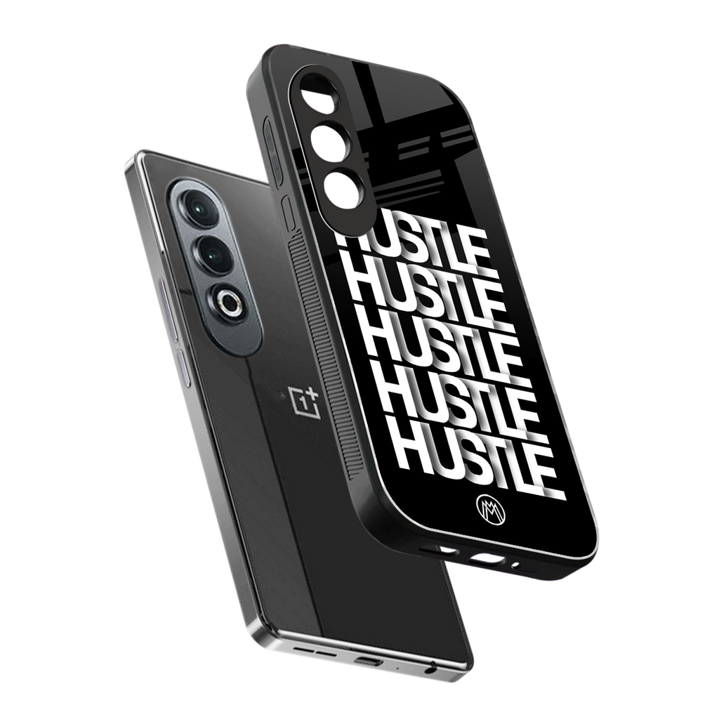 hustle back phone cover | glass case for oneplus nord ce 4