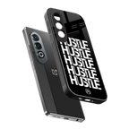 hustle back phone cover | glass case for oneplus nord ce 4