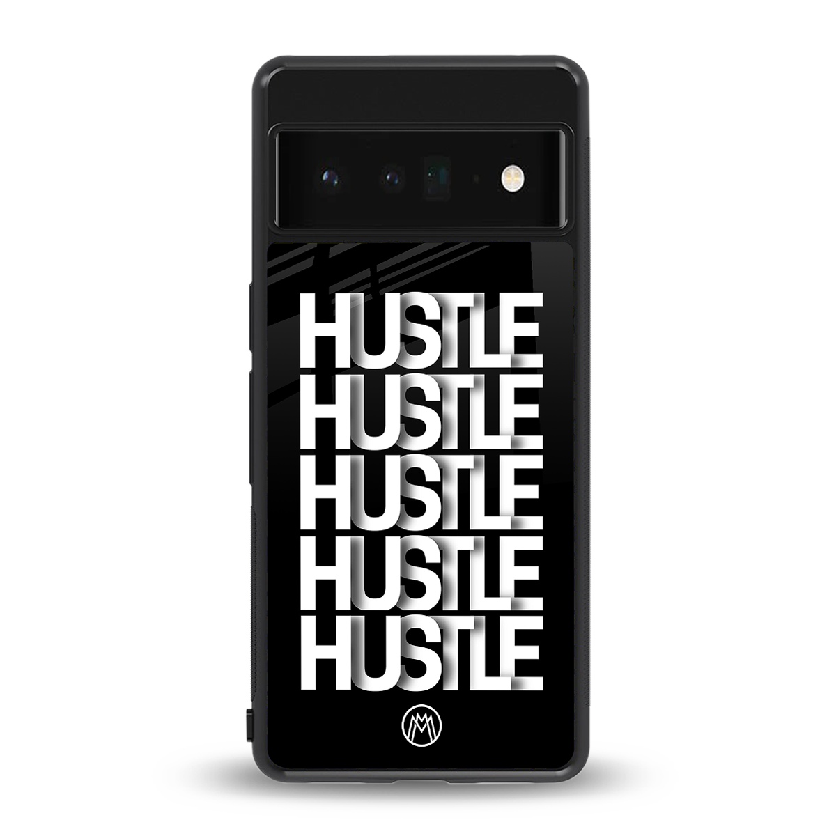 hustle back phone cover | glass case for google pixel 6 pro