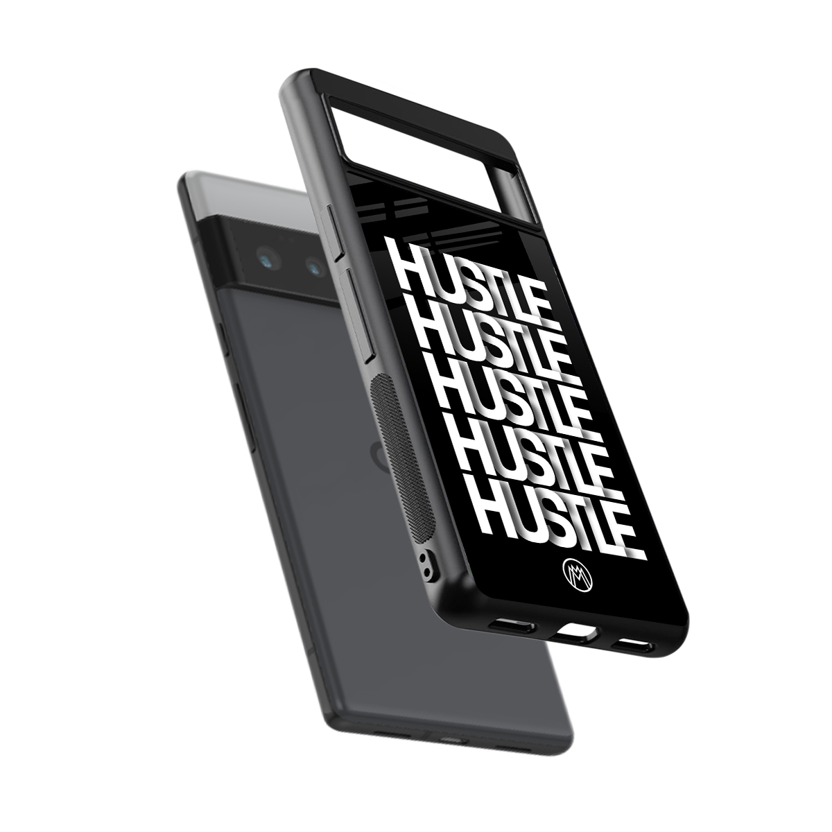 hustle back phone cover | glass case for google pixel 6 pro