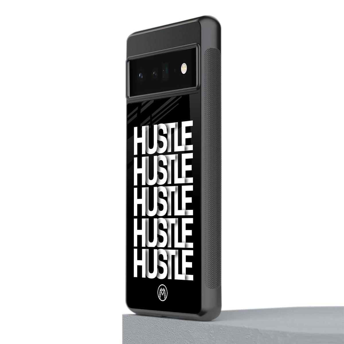 hustle back phone cover | glass case for google pixel 6 pro
