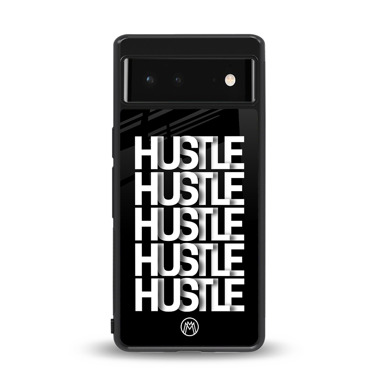 hustle back phone cover | glass case for google pixel 6