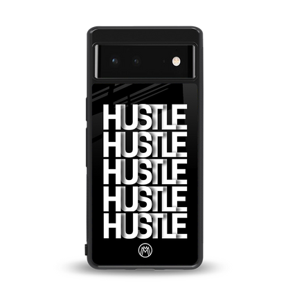 hustle back phone cover | glass case for Google Pixel 6A