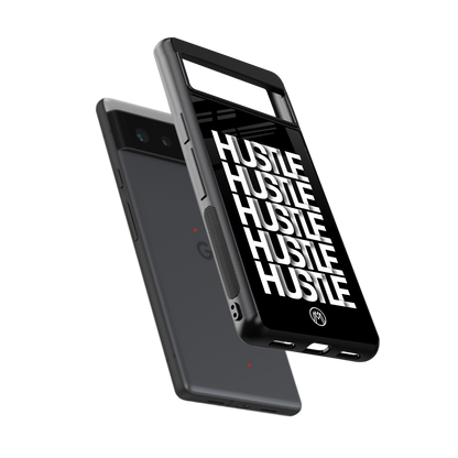 hustle back phone cover | glass case for google pixel 6