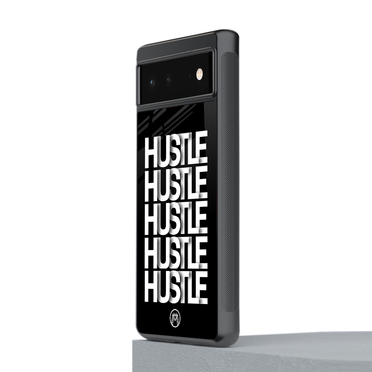 hustle back phone cover | glass case for google pixel 6