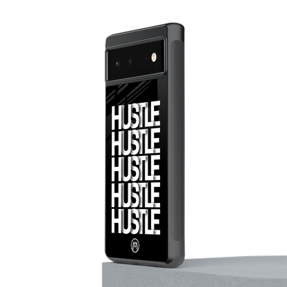 hustle back phone cover | glass case for google pixel 6