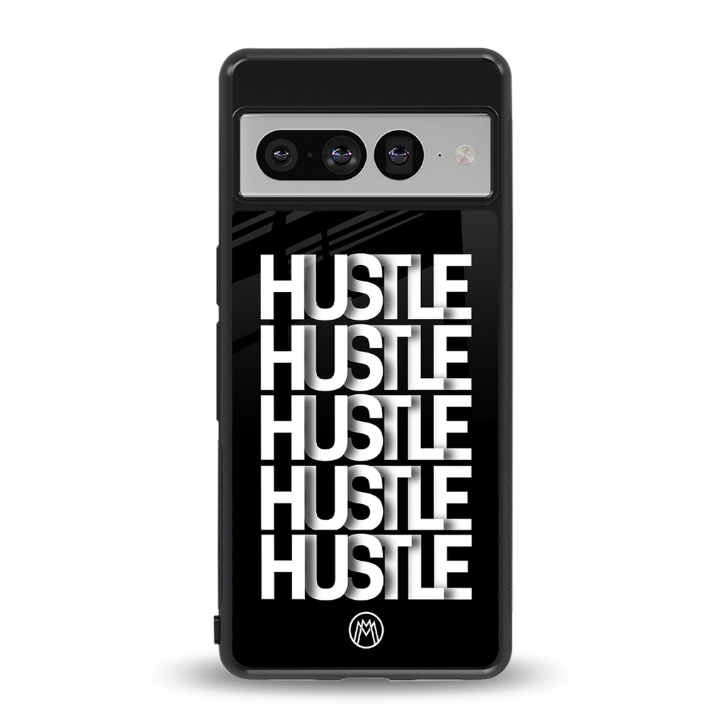 hustle back phone cover | glass case for google pixel 7 pro