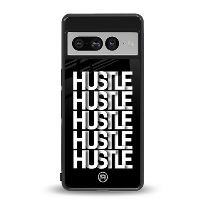 hustle back phone cover | glass case for google pixel 7 pro