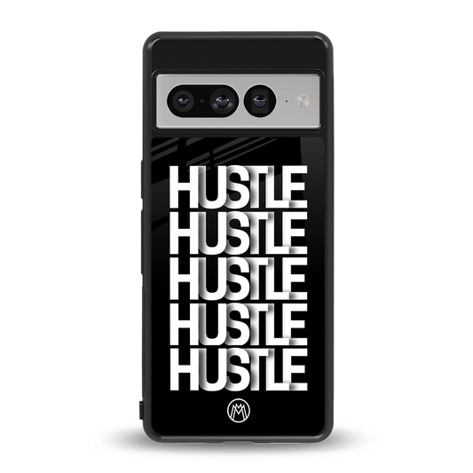 hustle back phone cover | glass case for google pixel 7 pro