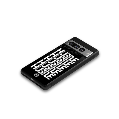 hustle back phone cover | glass case for google pixel 7 pro