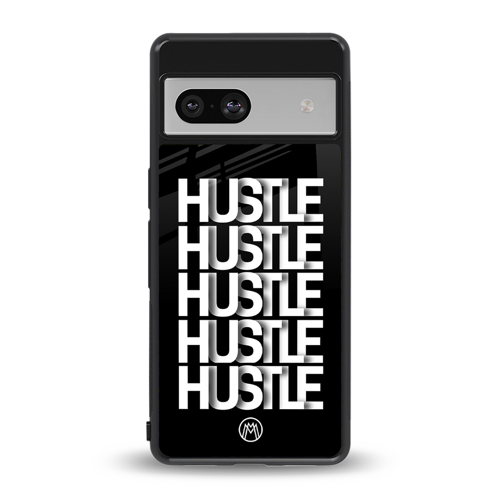 hustle back phone cover | glass case for Google Pixel 7