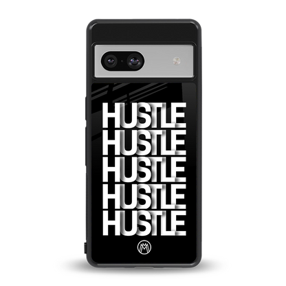 hustle back phone cover | glass case for Google Pixel 7A