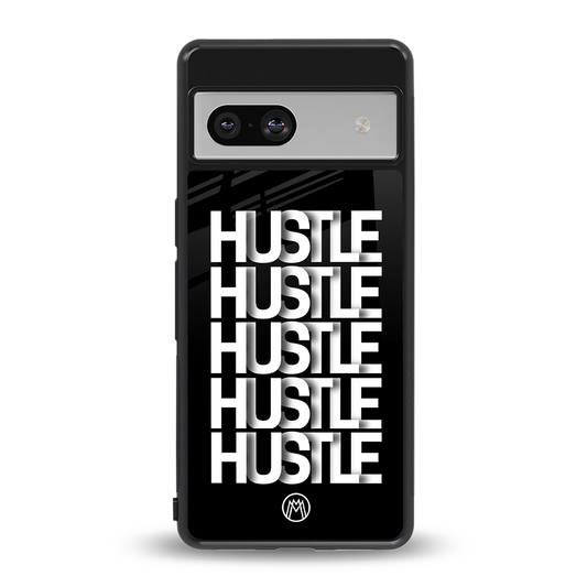 hustle back phone cover | glass case for Google Pixel 7A