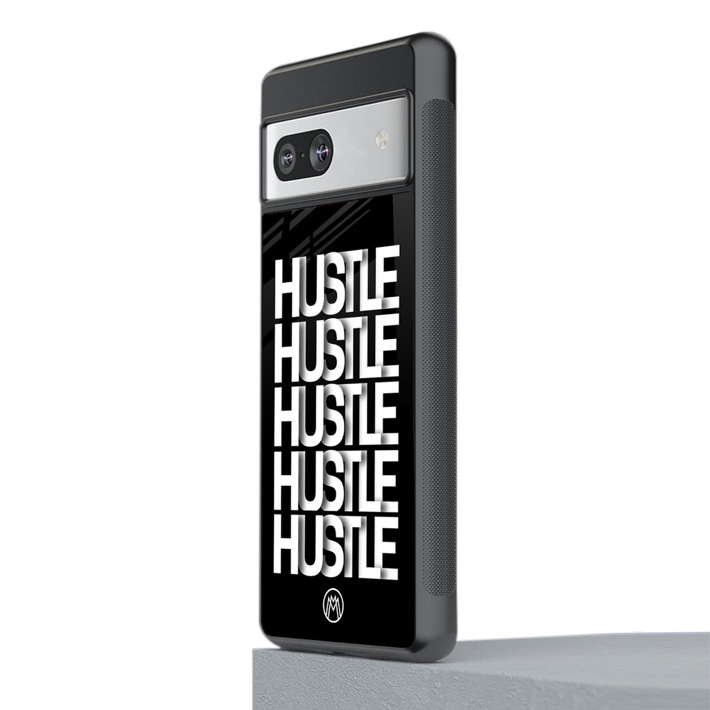 hustle back phone cover | glass case for Google Pixel 7