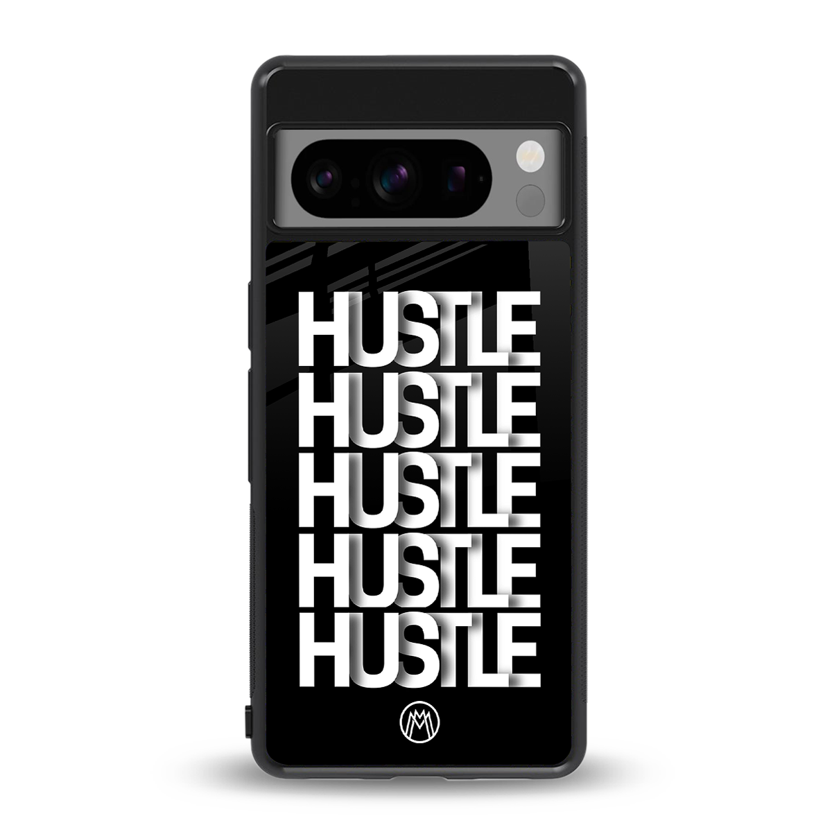 hustle back phone cover | glass case for google pixel 8 pro