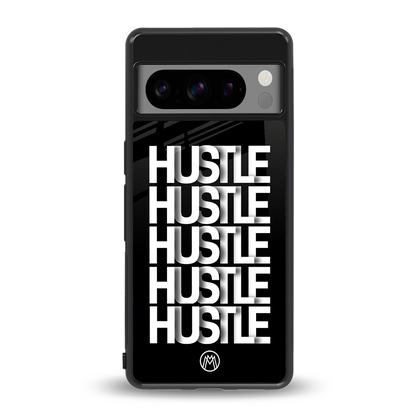 hustle back phone cover | glass case for google pixel 8 pro