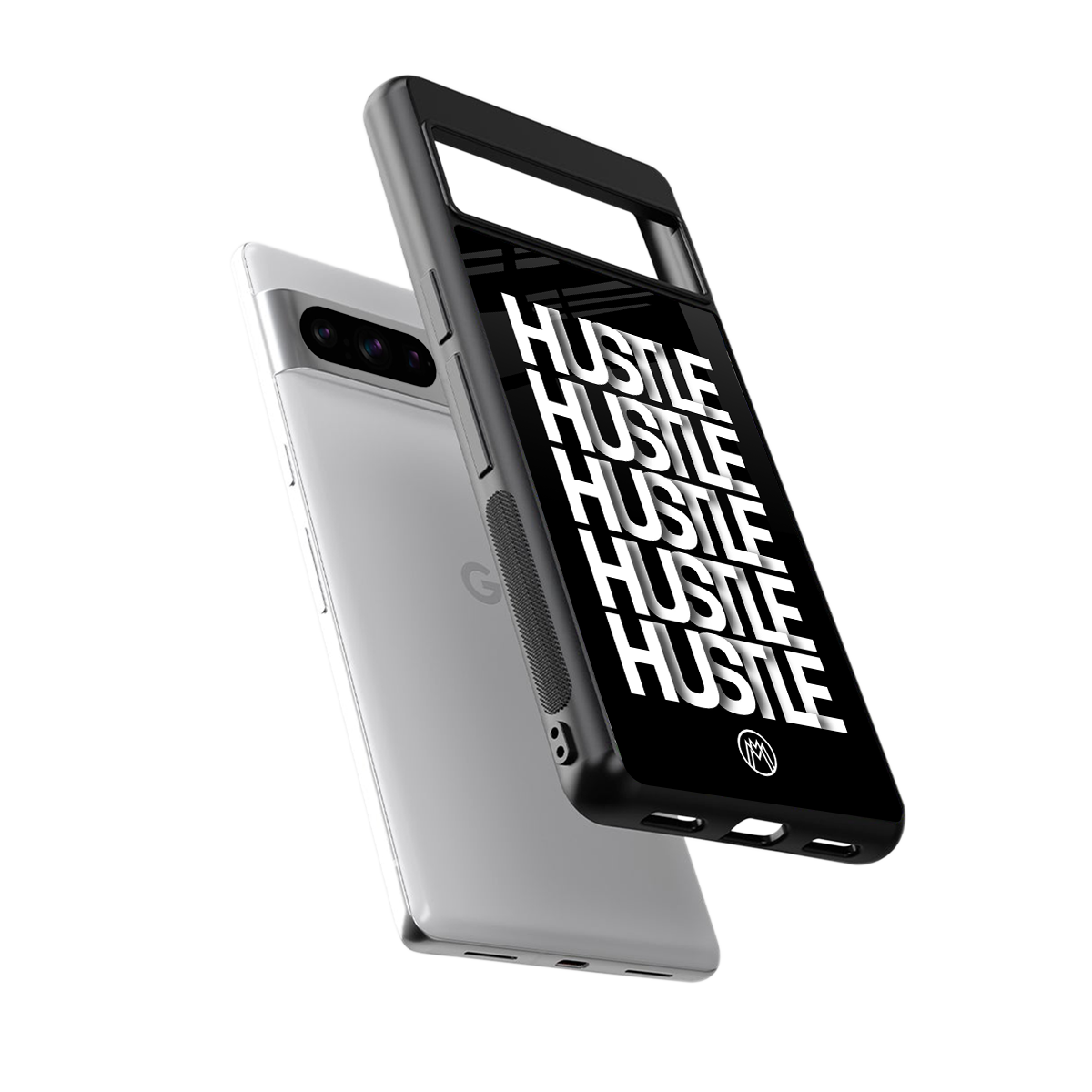 hustle back phone cover | glass case for google pixel 8 pro