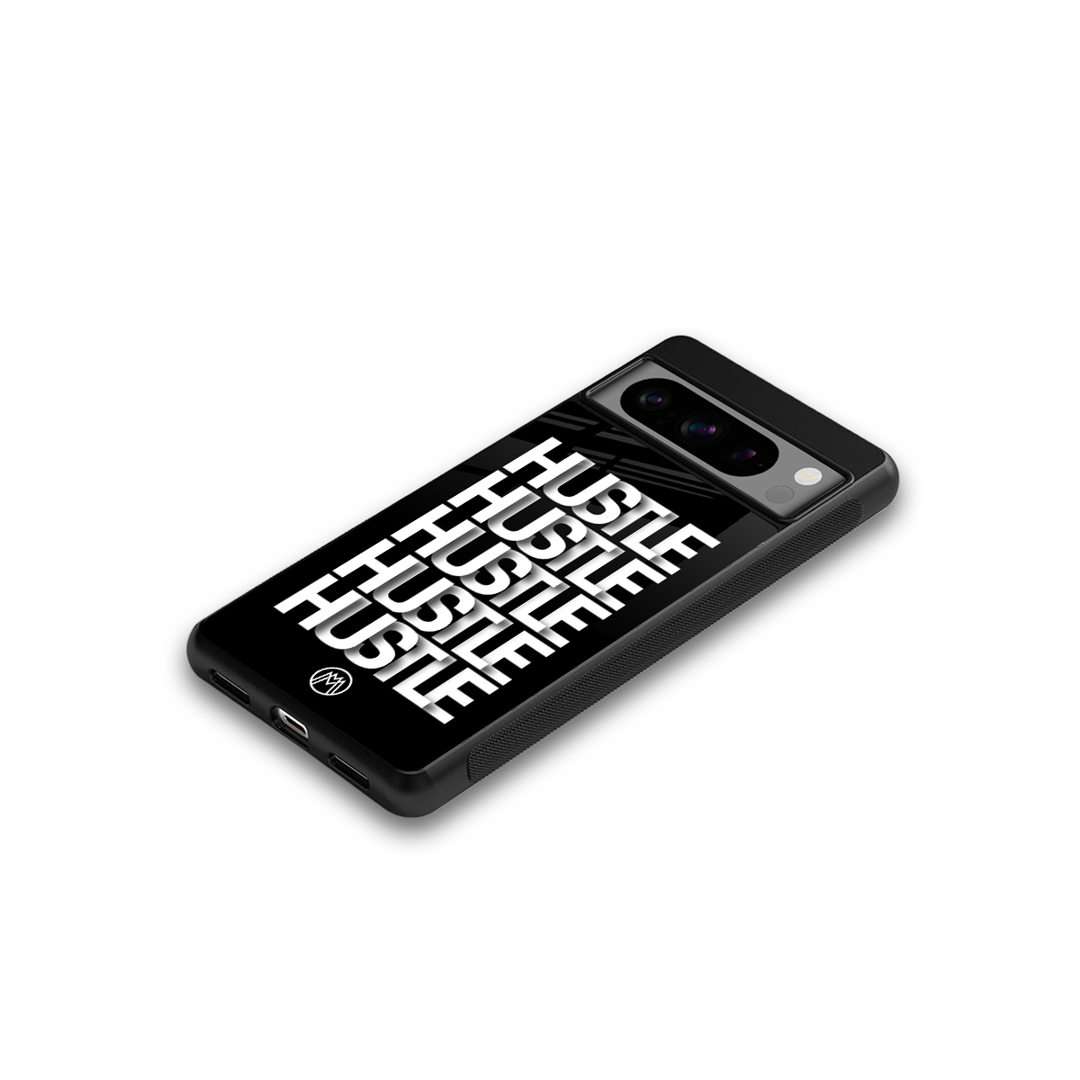 hustle back phone cover | glass case for google pixel 8 pro