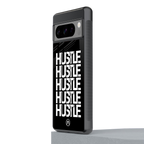 hustle back phone cover | glass case for google pixel 8 pro