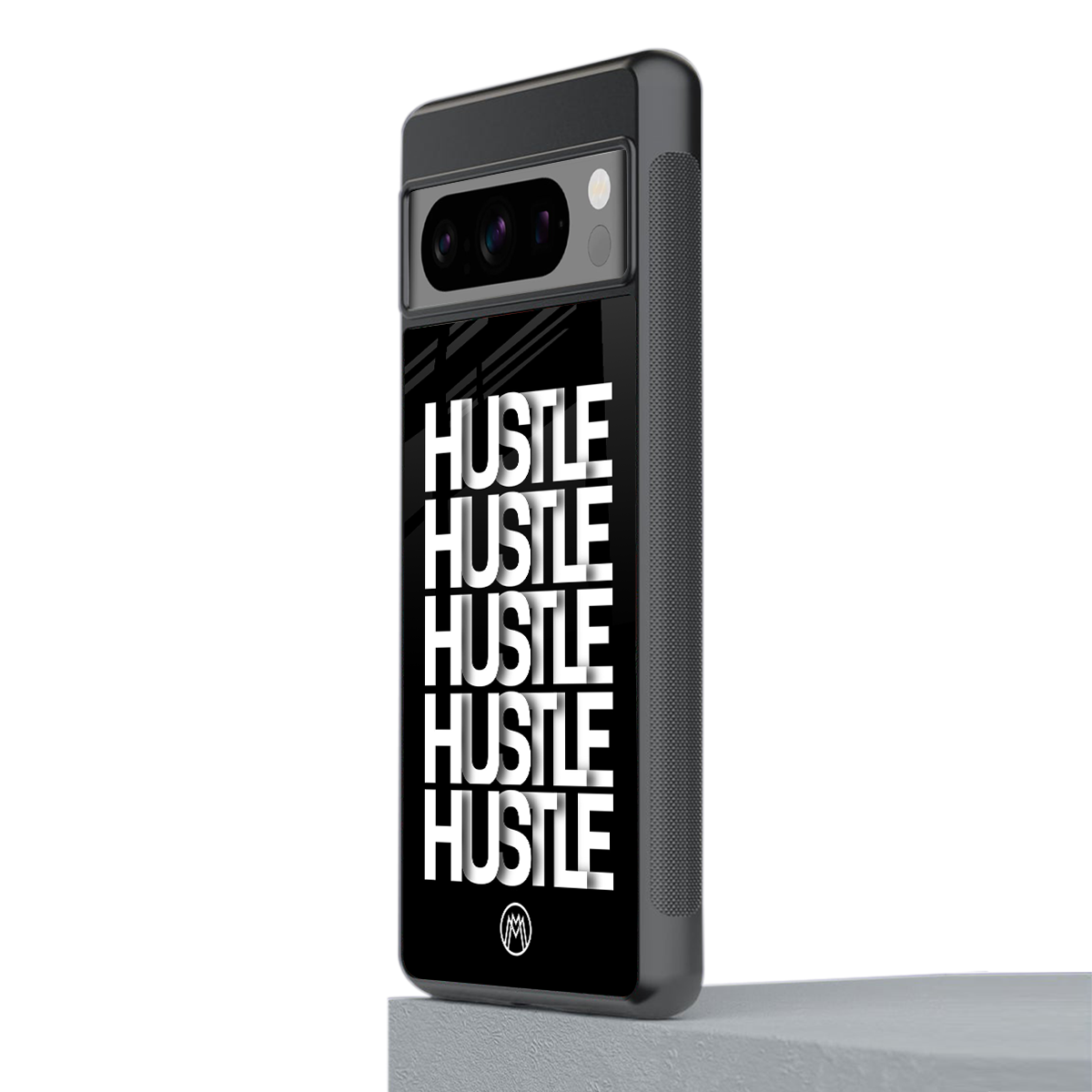 hustle back phone cover | glass case for google pixel 8 pro