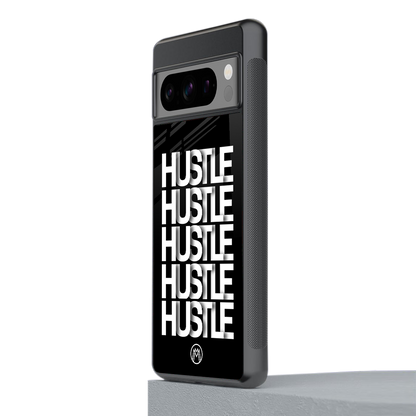 hustle back phone cover | glass case for google pixel 8 pro