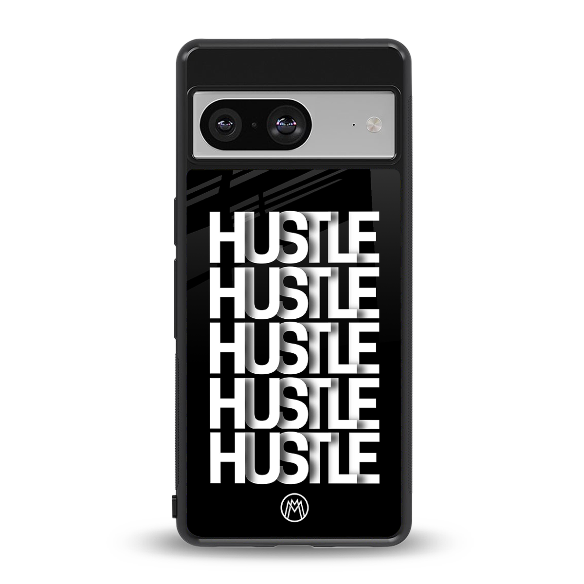 hustle back phone cover | glass case for Google Pixel 8