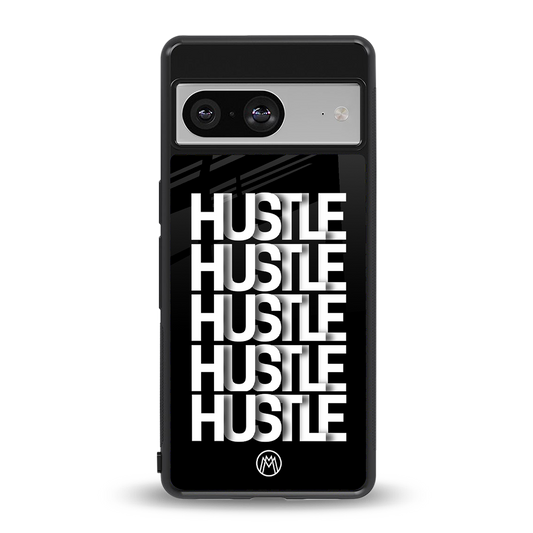 hustle back phone cover | glass case for Google Pixel 8