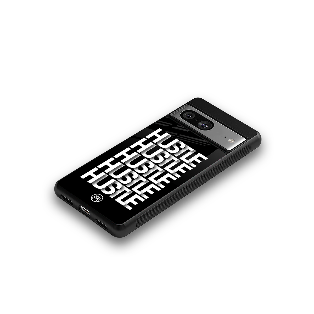 hustle back phone cover | glass case for Google Pixel 8