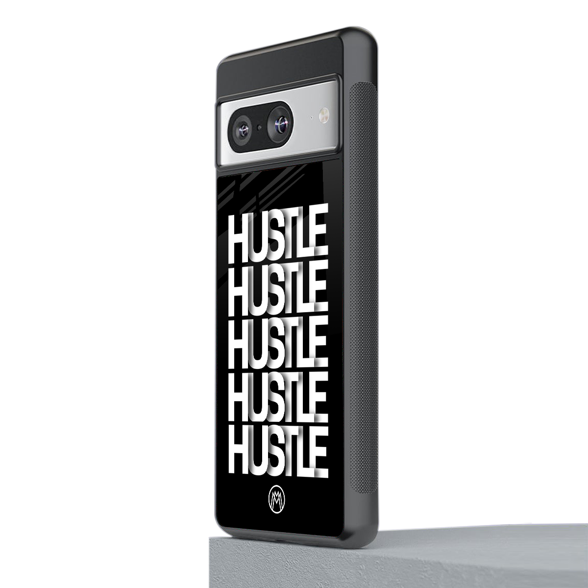 hustle back phone cover | glass case for Google Pixel 8