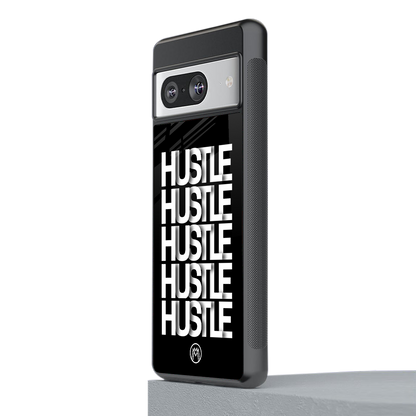 hustle back phone cover | glass case for Google Pixel 8