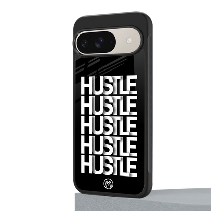hustle back phone cover | glass case for google pixel 9