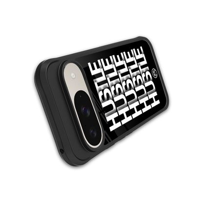 hustle back phone cover | glass case for google pixel 9