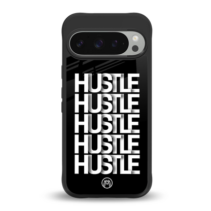hustle back phone cover | glass case for google pixel 9 pro