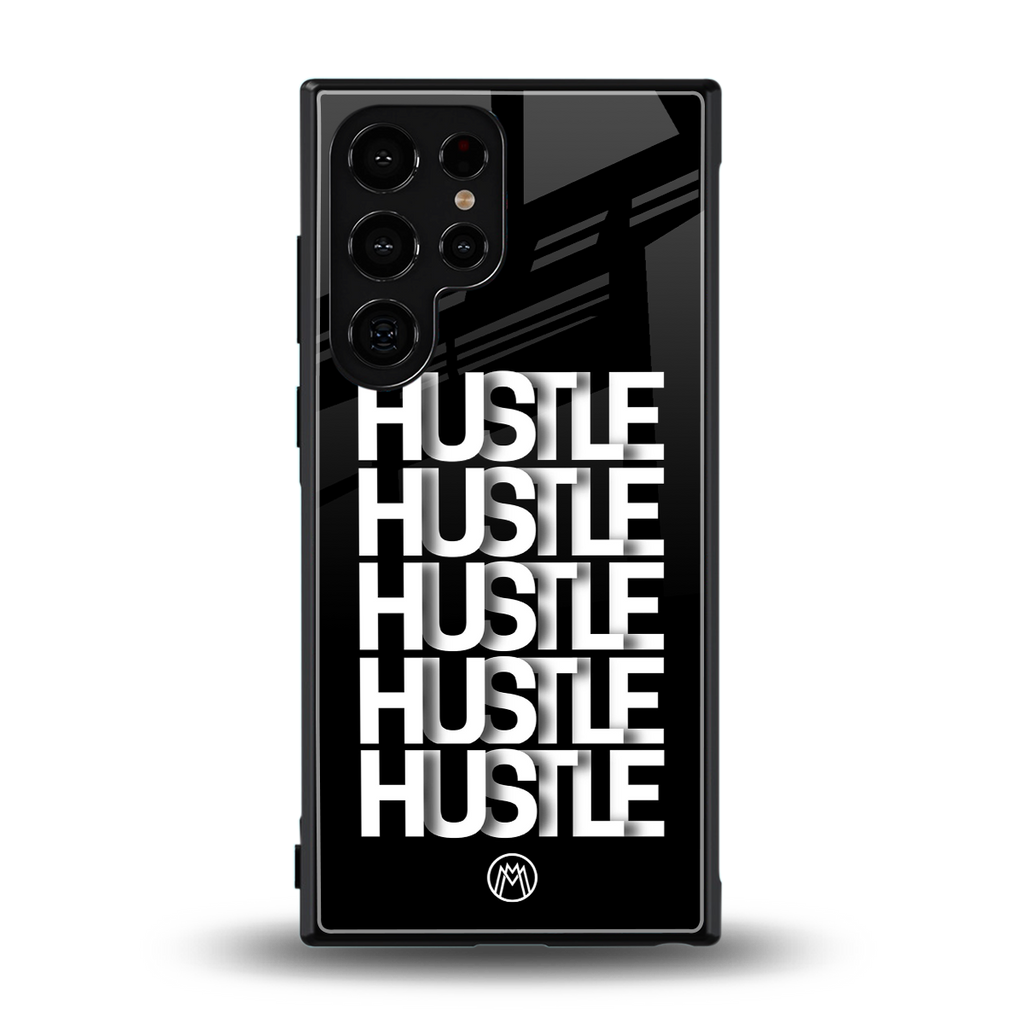 hustle back phone cover | glass case for samsung galaxy s23 ultra