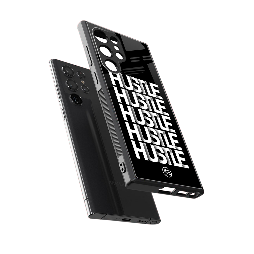 hustle back phone cover | glass case for samsung galaxy s23 ultra