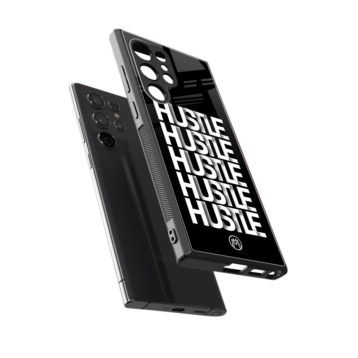hustle back phone cover | glass case for samsung galaxy s23 ultra