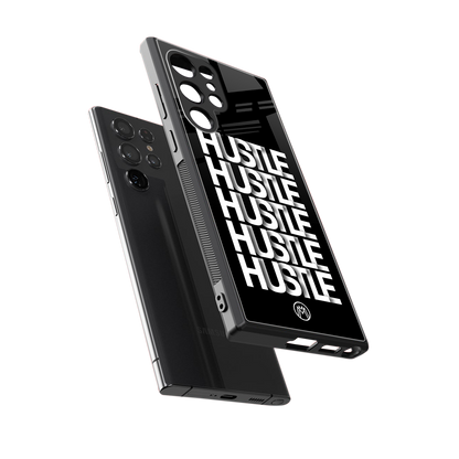 hustle back phone cover | glass case for samsung galaxy s23 ultra