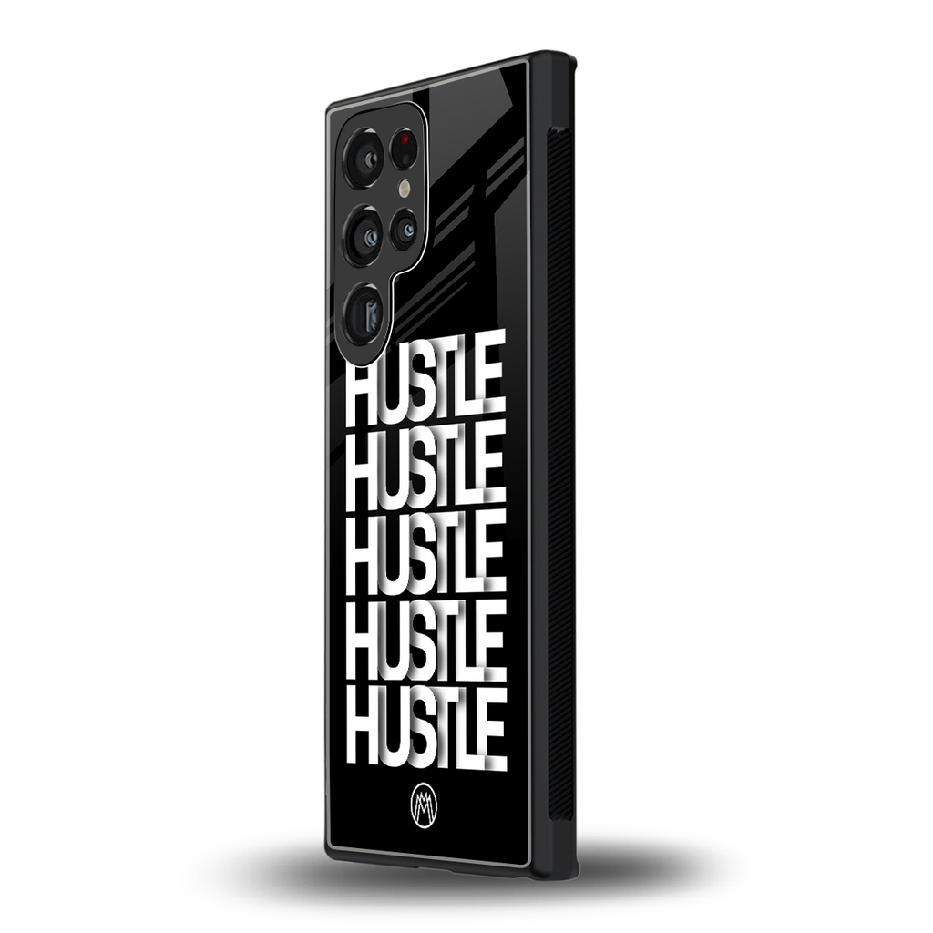hustle back phone cover | glass case for samsung galaxy s23 ultra