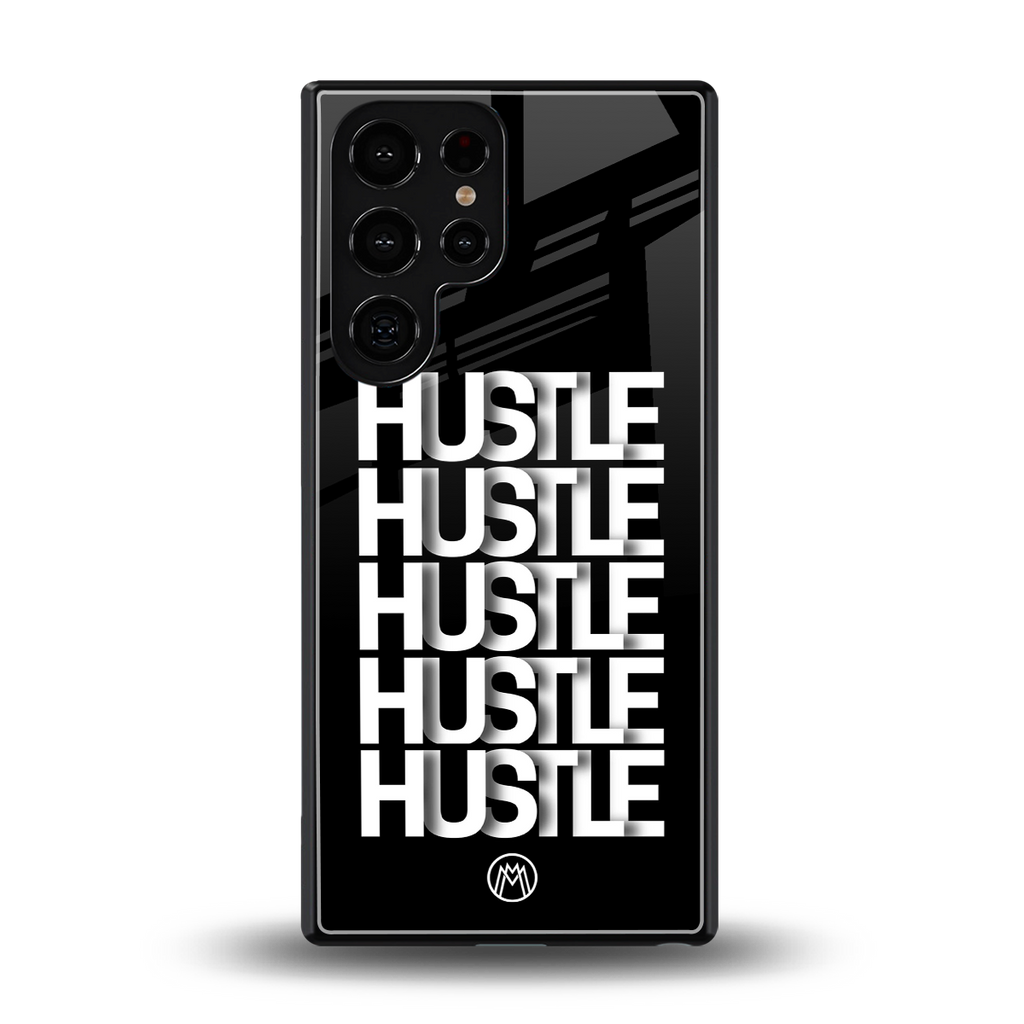 hustle back phone cover | glass case for samsung galaxy s25 ultra