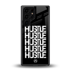 hustle back phone cover | glass case for samsung galaxy s25 ultra